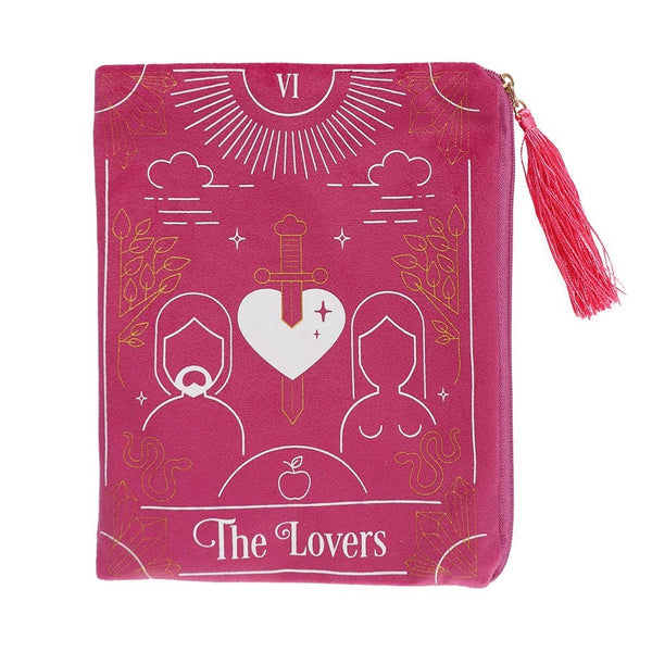 14192 6PC Lovers Tarot Cards Zipper Pouch Pack