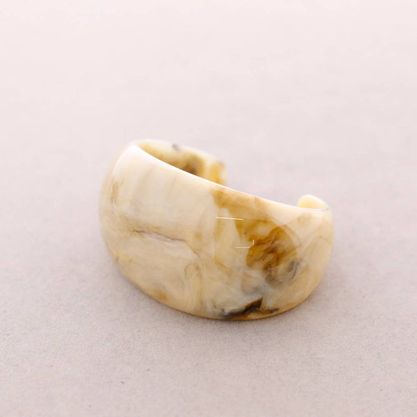Rigid Open Resin Bracelet