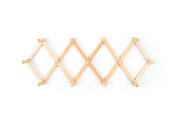 Fox Run Expanding Coffee Mug Wall Rack, 42" Fully Extended