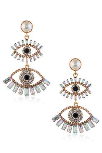 Multilayer Against Evil Eyes Earrings E2975