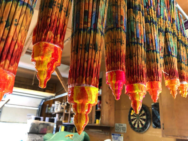 Feather Kaleidoscope Parasol