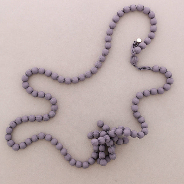 Long Necklace with Coated Beads