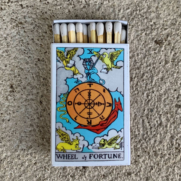 Tarot Matchbox - Wheel of Fortune - Candle Accessories