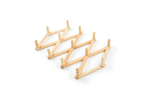 Fox Run Expanding Coffee Mug Wall Rack, 42" Fully Extended