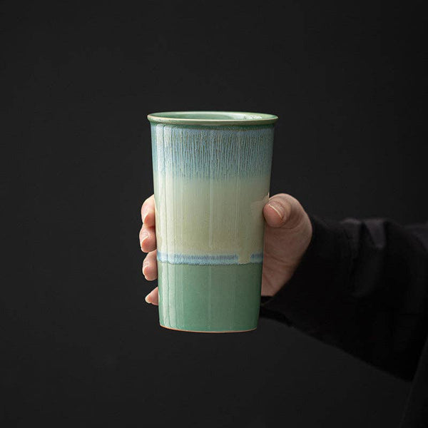 Gohobi Flow Glaze Ceramic Large Cup
