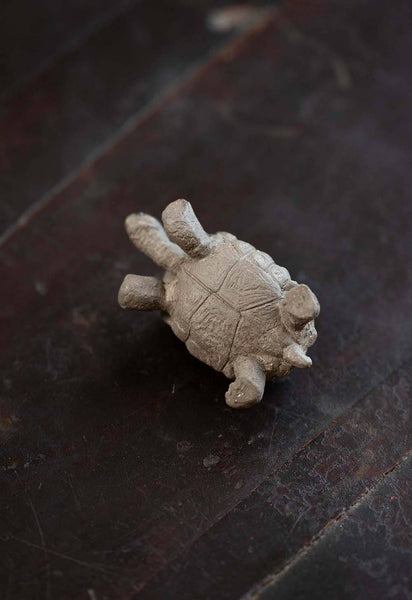 Gohobi Handmade Ceramic YiXing Clay Land Turtle Ornament Tea
