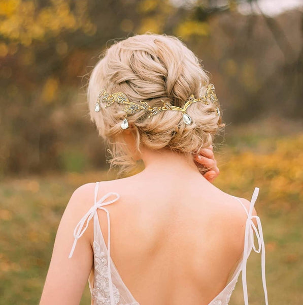 Rhinestone Fairy Wedding Headband, Brides Wedding Cosplay