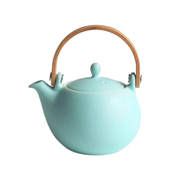 Saliu Yui 10oz Minoware Porcelain Teapot Mint Green JP (1/36)