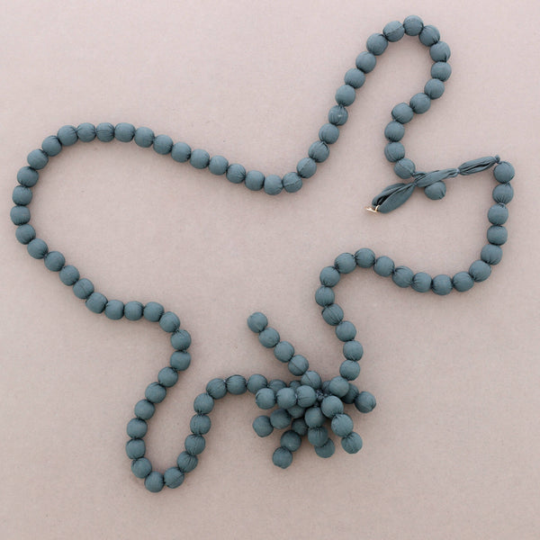 Long Necklace with Coated Beads