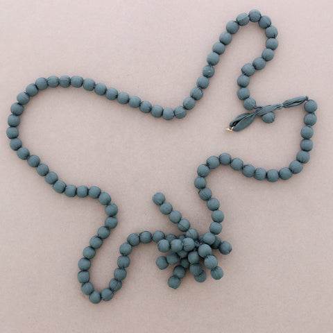 Long Necklace with Coated Beads