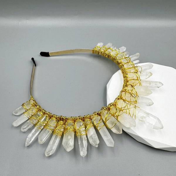 Irregular Quartz Wrap Headband