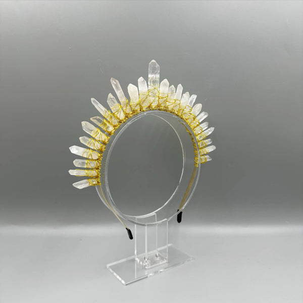 Irregular Quartz Wrap Headband