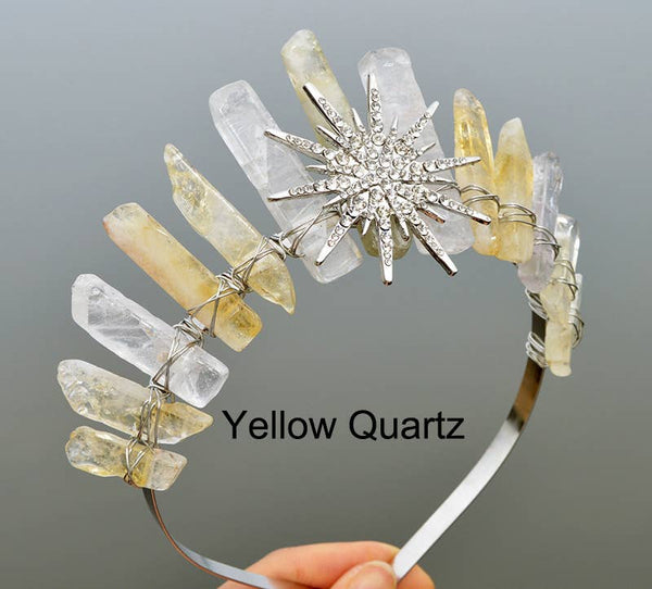 Sun Natural Stone Headband