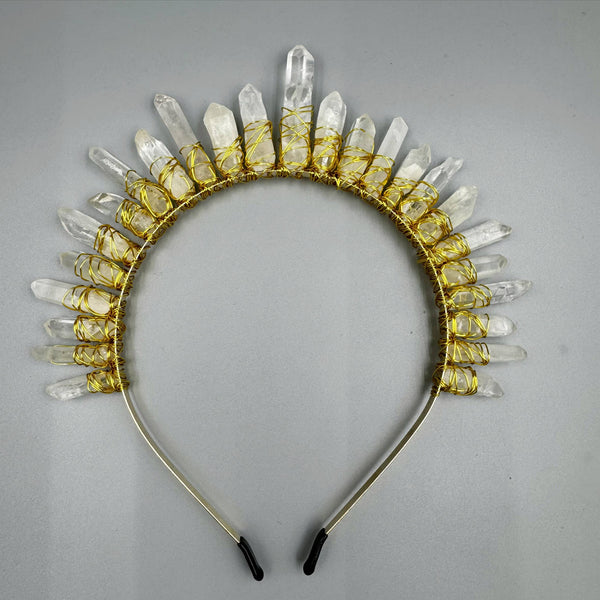 Irregular Quartz Wrap Headband