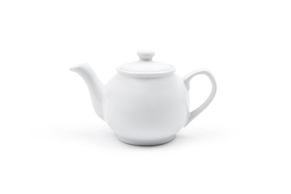 Fox Run Earthenware Teapot, White, 55-Ounce