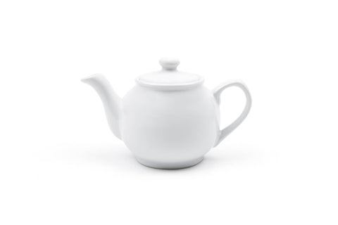 Fox Run Earthenware Teapot, White, 55-Ounce