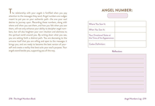 Angel Numbers Book by Mystic Michaela