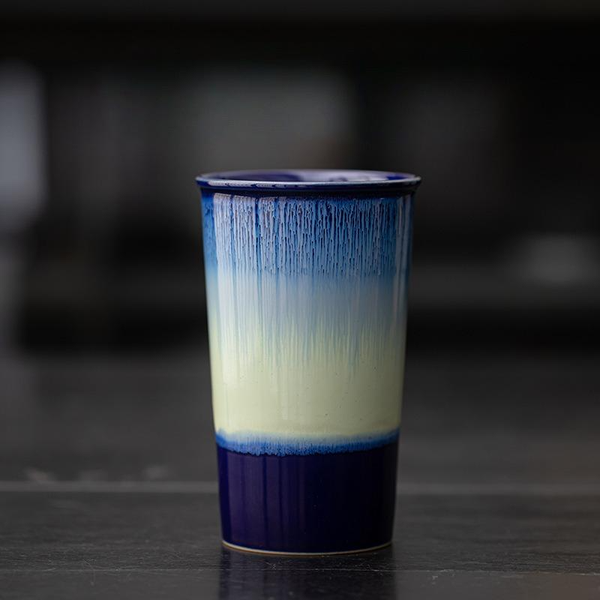 Gohobi Flow Glaze Ceramic Large Cup