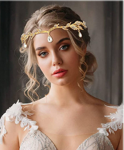 Rhinestone Fairy Wedding Headband, Brides Wedding Cosplay