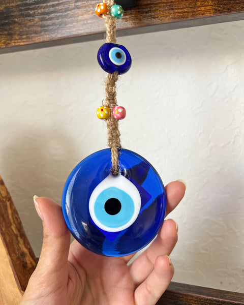 Macrame Evil Eye Wall Hanging, Cute Home Decor, Boho Decors