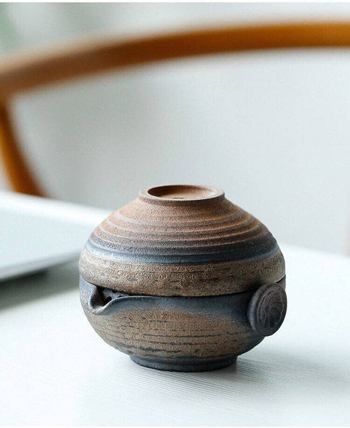 Gohobi Ceramic gaiwan travel set Chinese Gongfu tea  tea set