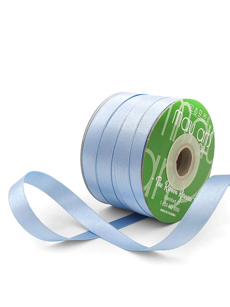 ~1/2"Luster Double Face Satin Ribbon, Light Blue
