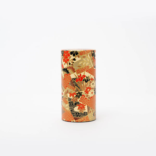 Japanese Traditional Washi Tea Canister – 5 Pattern 200g