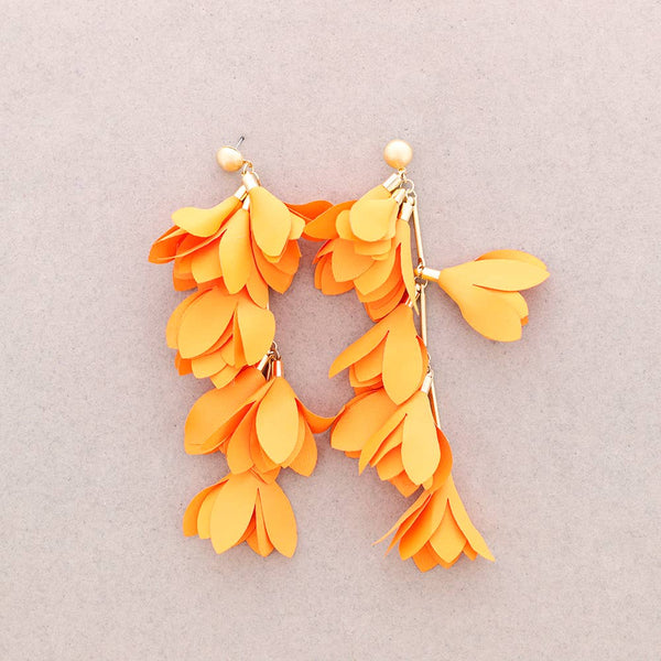 Capas Floral Fabric Earrings