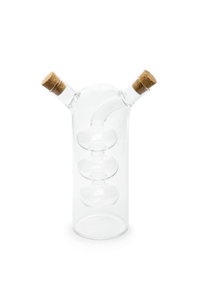 Fox Run Oil and Vinegar Glass Bottle, Bubbles, 8.5-Ounce