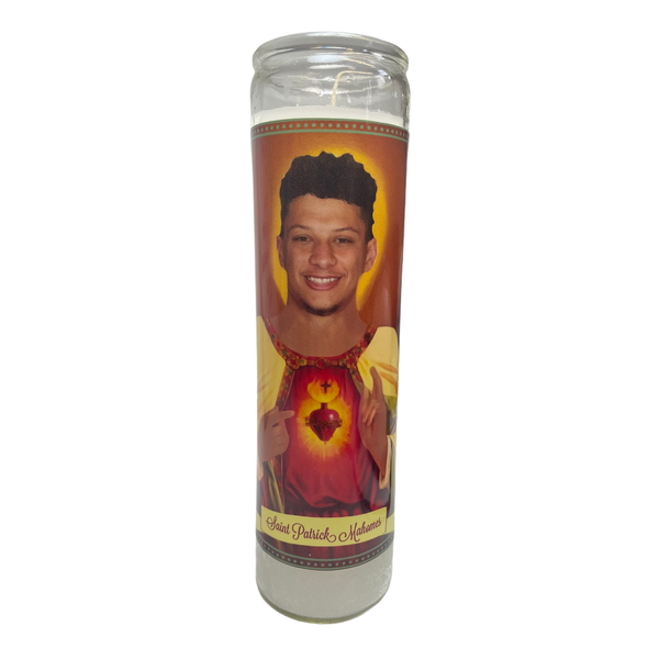 Patrick Mahomes Devotional Prayer Saint Candle