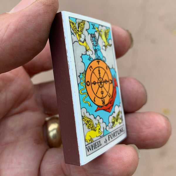 Tarot Matchbox - Wheel of Fortune - Candle Accessories