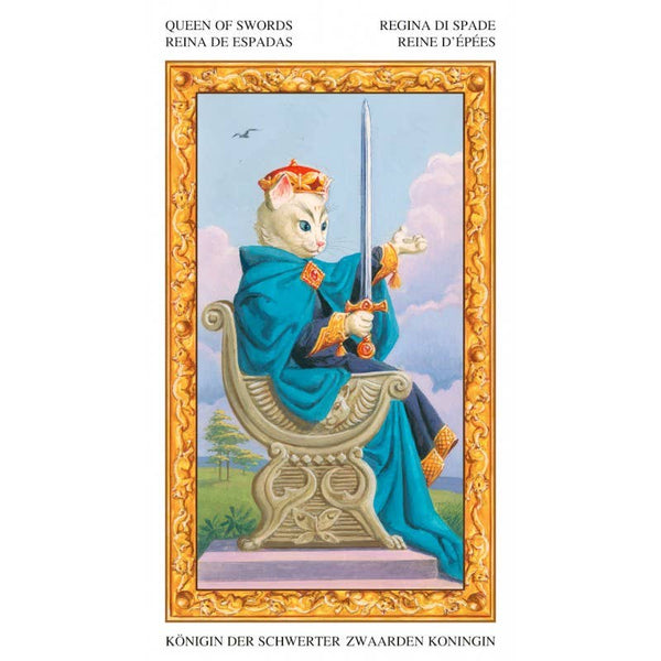 Tarot Of White Cats Cards Deck Lo Scarabeo