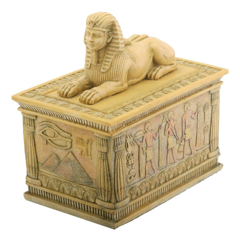 Y7304 Egyptian Sphinx Trinket Box