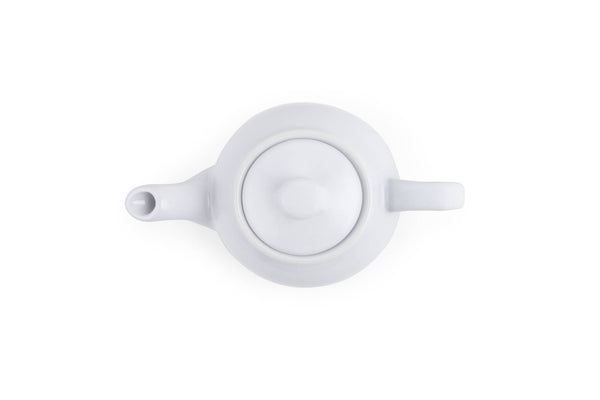 Fox Run Earthenware Teapot, White, 55-Ounce