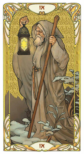 Golden Art Nouveau Tarot Grand Trumps 22 Cards Lo Scarabeo