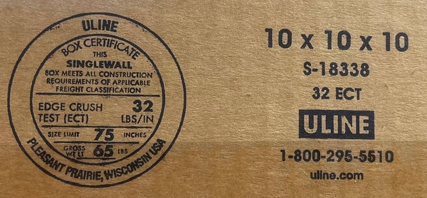 10x10x10 (32 ect) | 25 BOX BUNDLE