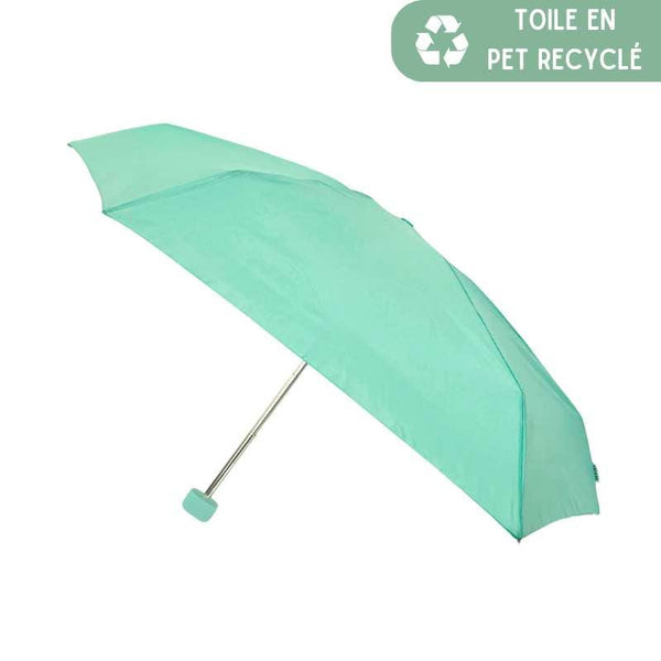 Box of mini manual umbrellas - Recycled PET colors