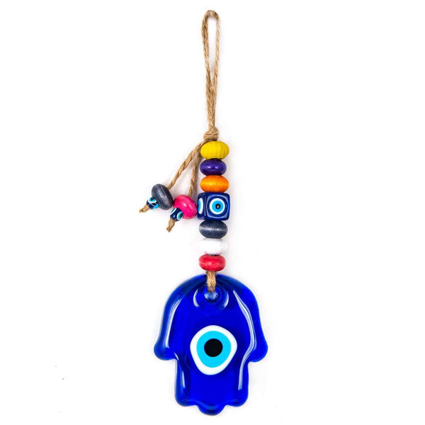 Evil Eye Wall Hanging with Hamsa Hand