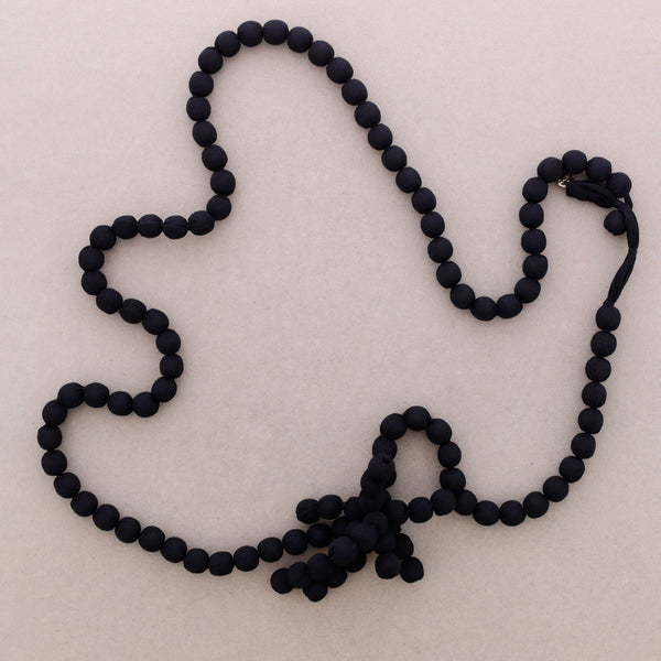 Long Necklace with Coated Beads