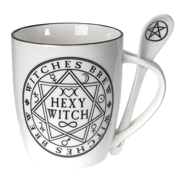 13801 Hexy Witch Mug & Spoon Set for Coffee/Tea C/24