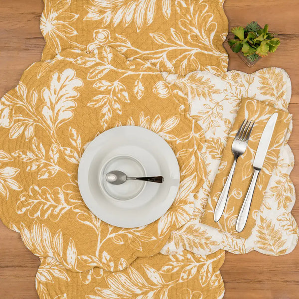 Everview Gold Botanical Napkin