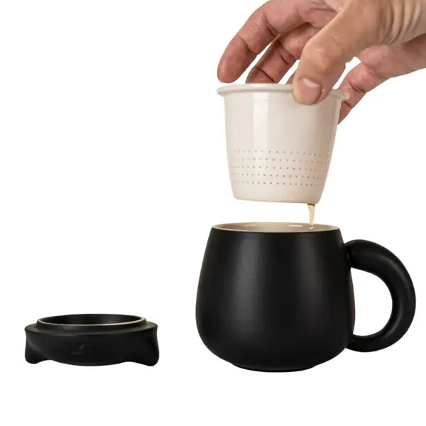 Mugs with Infuser and Lid - 13 fl.oz.