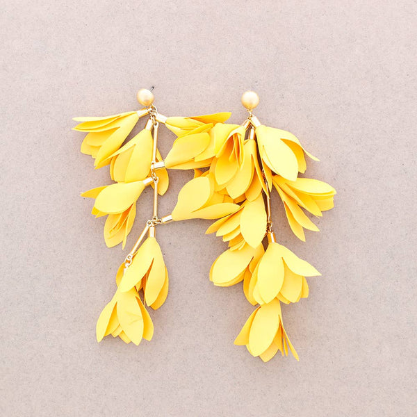 Capas Floral Fabric Earrings