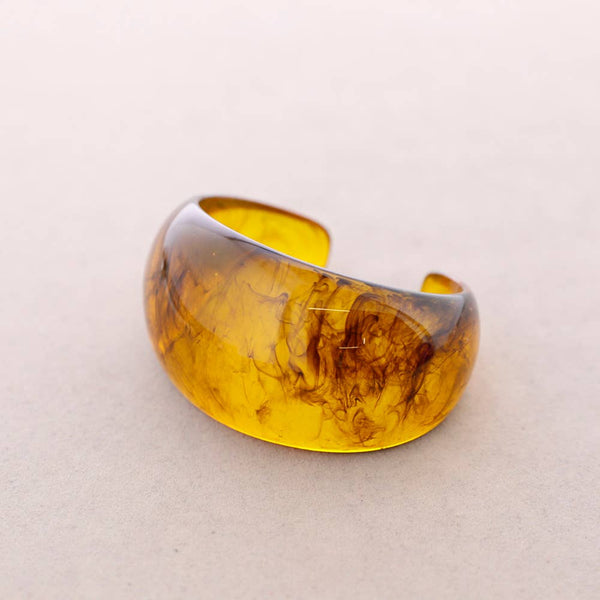 Rigid Open Resin Bracelet