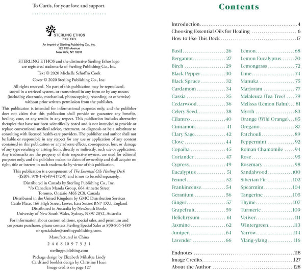 Essential Oils Healing Deck: 52 Cards for Mind, Body, Spirit