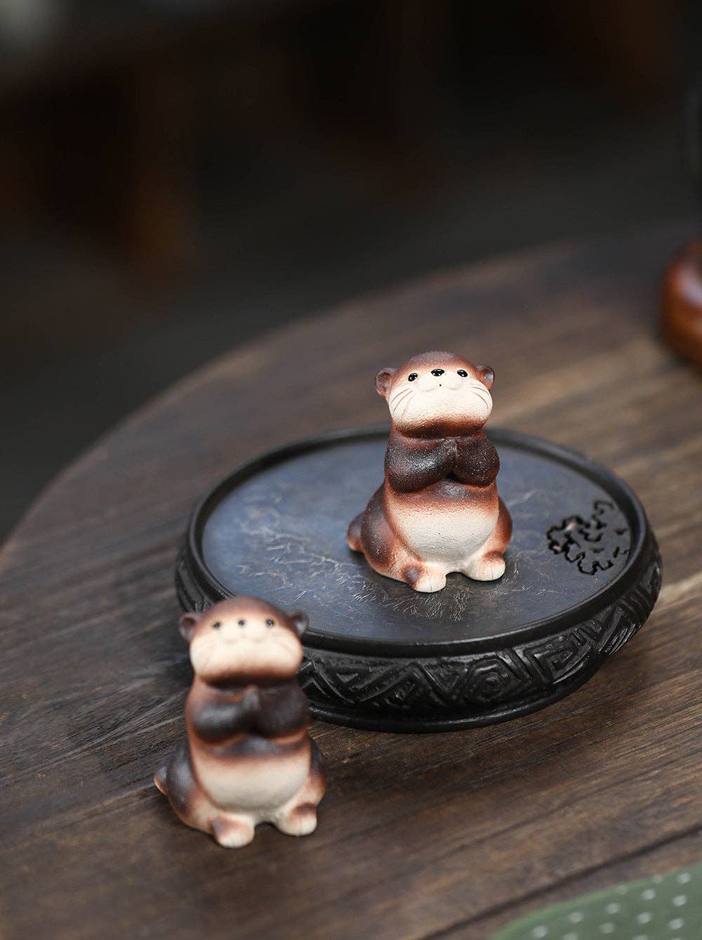 Mini Yixing Zisha Water Buffalo Tea Pet – Fun Little Desk Ornament For Tea Lovers