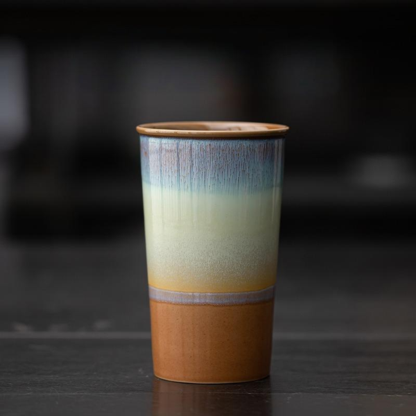 Gohobi Flow Glaze Ceramic Large Cup