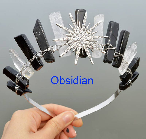 Sun Natural Stone Headband