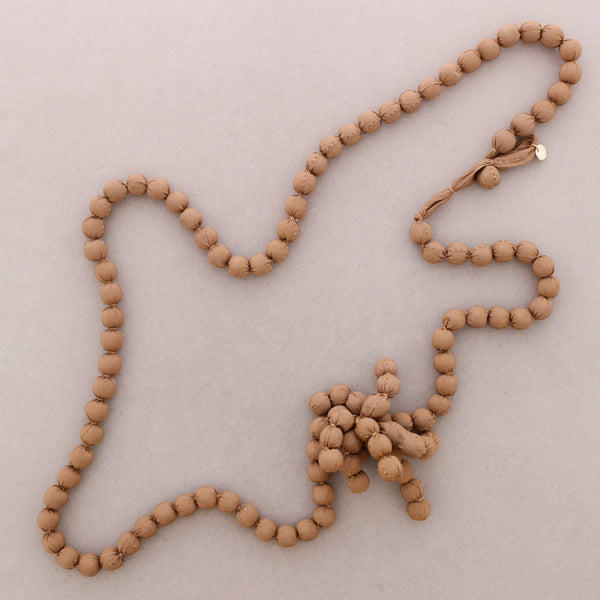 Long Necklace with Coated Beads