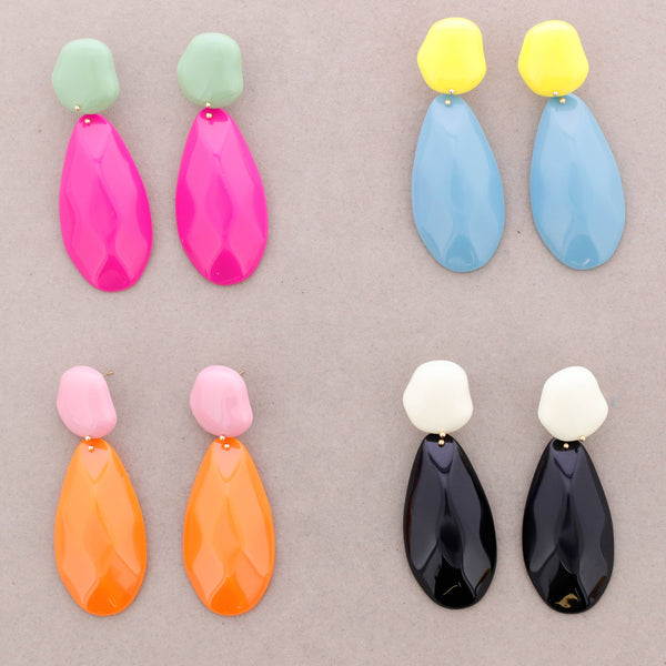 Resin Beaded Earrings